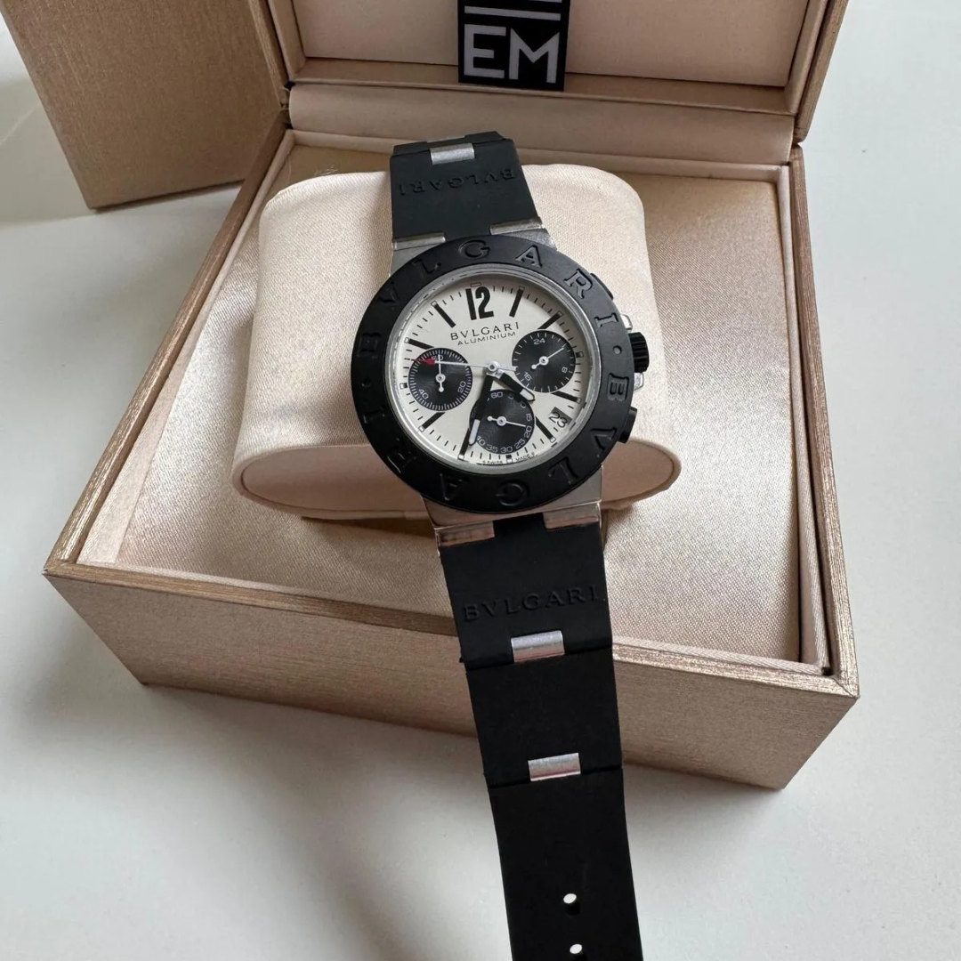 Bvlgari Aluminium Chronograph Black-White